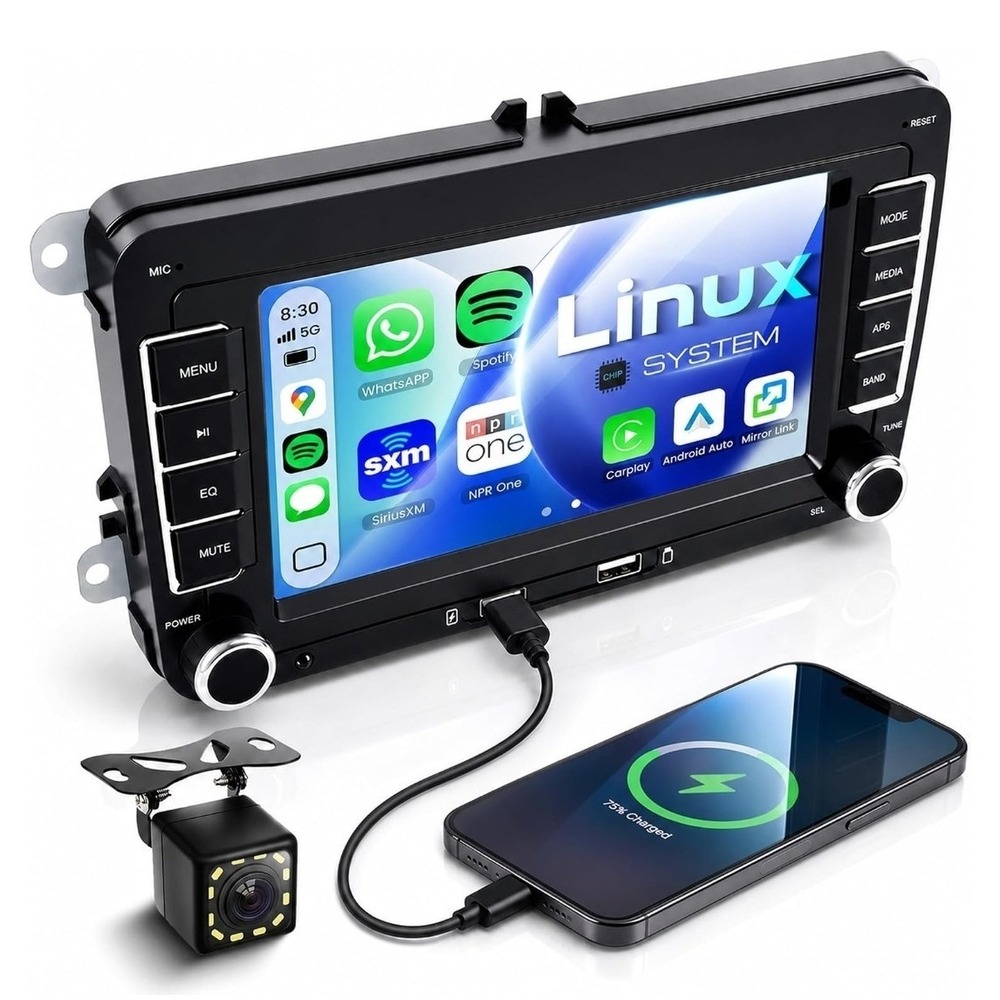 7 Inch Car Stereo for VW Seat Golf Passat B6 B7 Polo Jetta Caddy Tiguan